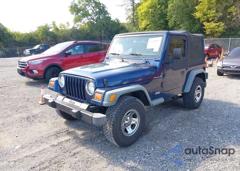 2002 Jeep Wrangler X from USA, damaged, VIN 1J4FA39S82P767371
